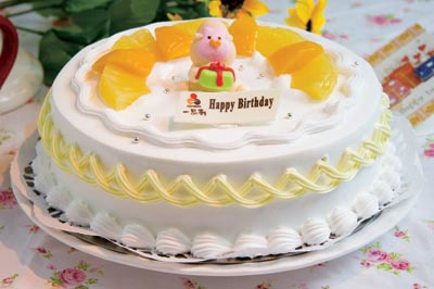 申猴(4磅):4磅(12寸),蛋糕+双层夹心+时令水果