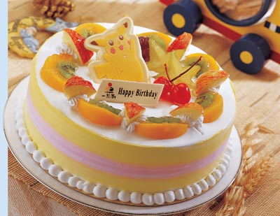 一品轩蛋糕\/神奇宝贝(2磅):2磅(8寸),蛋糕+双层