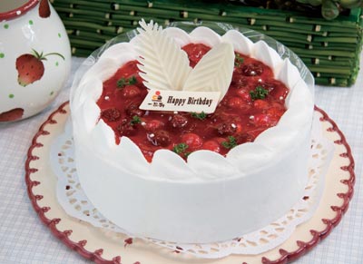 踏雪寻莓(4磅):4磅(12寸),蛋糕+双层夹心+樱桃