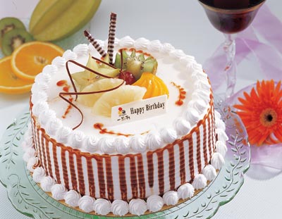 七色彩虹(3磅):3磅(10寸),蛋糕+双层夹心+时令