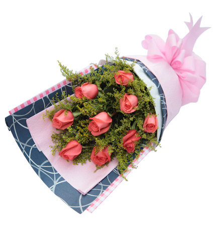 9朵粉玫瑰的花语,9朵粉玫瑰代表什么意思?-中
