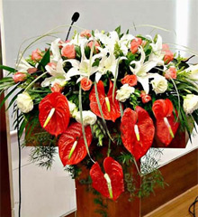 会议鲜花_会议用花_会议桌花_会场摆花-中国鲜