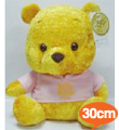 公仔/维尼熊80周年毛绒公仔30CM/粉红衣