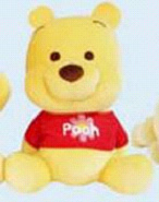 公仔/小熊维尼毛绒公仔30CM/红衣