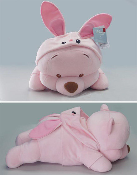 公仔/BB维尼熊毛绒公仔60CM/爬姿/粉红