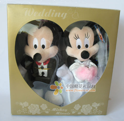 公仔/米奇+米妮豪华结婚礼盒